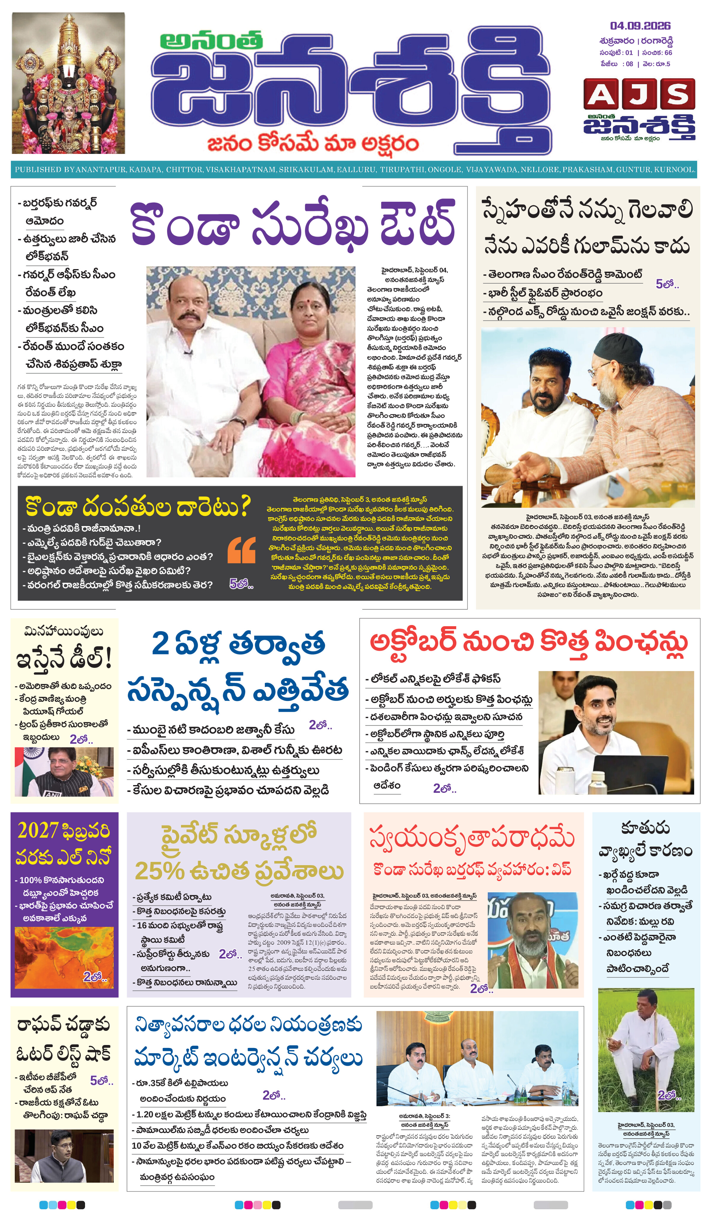 Anantha Janasakthi Telangana