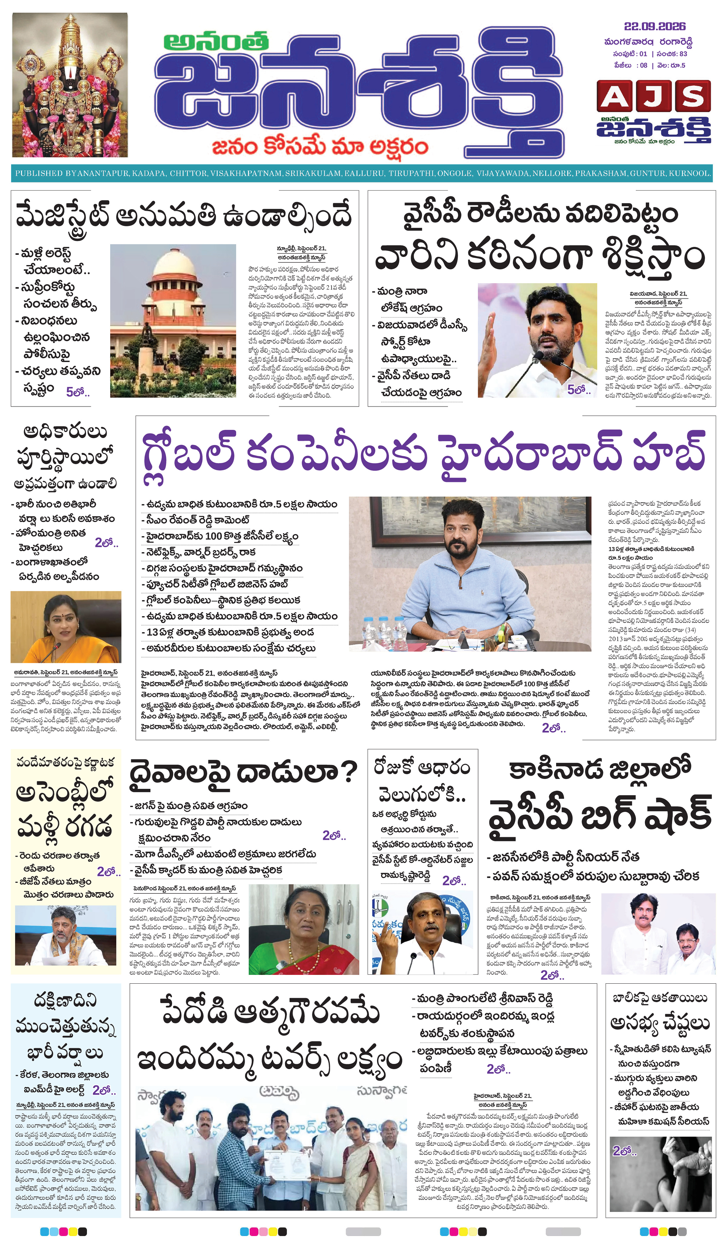 Anantha Janasakthi Telangana